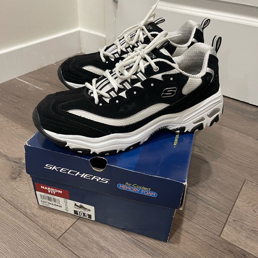 COPY - Skechers Black and White Chunky Sneakers